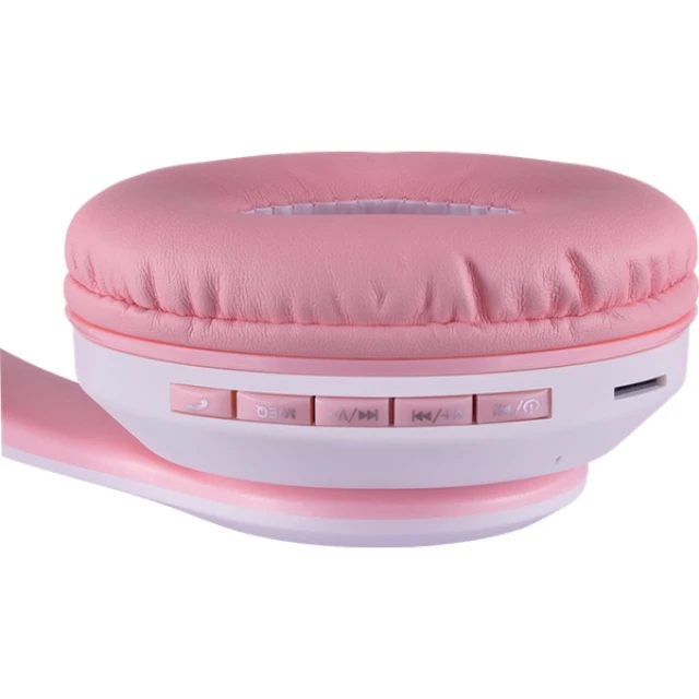 Навушники бездротові Defender Freemotion B585 Led Pink Bluetooth (63585)