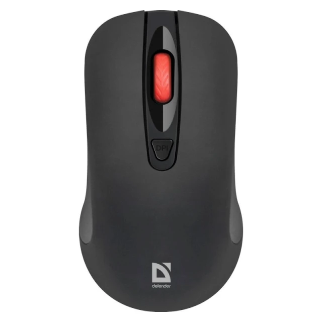 Миша Defender Nexus MS-195 бездротова безшумна Black (4745090822823)