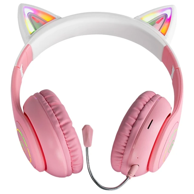 Навушники Defender Freemotion B505 Led Bluetooth Pink (63505)