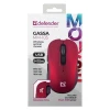 Миша Defender Gassa MM-105 бездротова RF Silent Click Red (4745090824438)