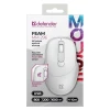 Миша Defender Feam MM-296 бездротова RF безшумна White (4745090825275)
