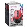 Миша Defender Feam MM-296 бездротова Silent Click Red (4745090825299)