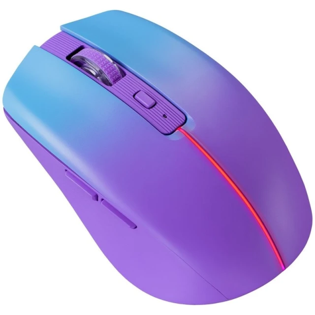 Миша Defender Mystery MM-301 бездротова RF+Bluetooth 1600 DPI Purple (4745090825442)