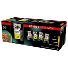Вологий корм для котів Sheba Selection Select Slices з качкою/куркою/птахом в соусі 85 г (4770608265052)