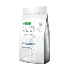 Сухой корм для собак NATURE'S PROTECTION White Dogs Grain Free Adult Small с белой рыбой 10 кг (4771317456687)
