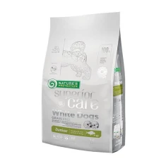 Сухий корм для цуценят NATURE'S PROTECTION White Dogs Grain Free з білорибою Junior Small and Mini Breeds 1,5 кг (4771317458292)