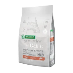 Сухий корм для собак NATURE'S PROTECTION White Dogs Grain Free з лососем для дрібних порід 1,5 кг (4771317458346)