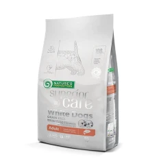 Сухой корм для собак NATURE'S PROTECTION White Dogs Grain Free с лососем Adult Small and Mini Breeds 10 кг (4771317458353)