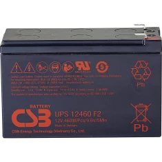 Аккумулятор CSB Battery UPS12460F2 12V 9Ah 460 Вт AGM (4772081010501)