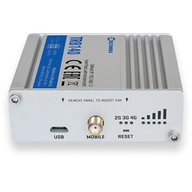 Маршрутизатор Teltonika TRB140 LTE 4G без Wi-Fi (4779027312408)