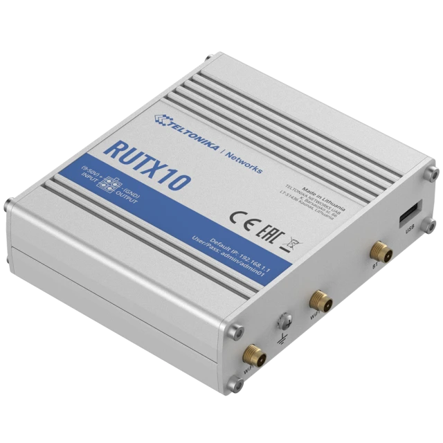 Промисловий маршрутизатор Teltonika RUTX10 802.11ac Gigabit Ethernet (4779027312453)
