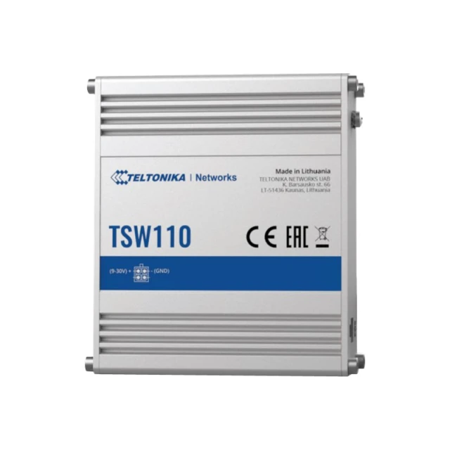 Комутатор Teltonika TSW110 5 портів Gigabit Ethernet некерований (4779027312958)