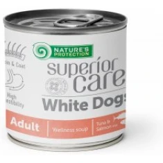 Влажный корм для собак NATURE'S PROTECTION Superior Care White Dogs Adult с лососем и тунцом 140 мл (4779051633609)