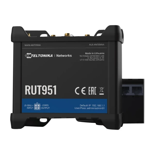 Промисловий стільниковий маршрутизатор Teltonika RUT951 (4779051840168)