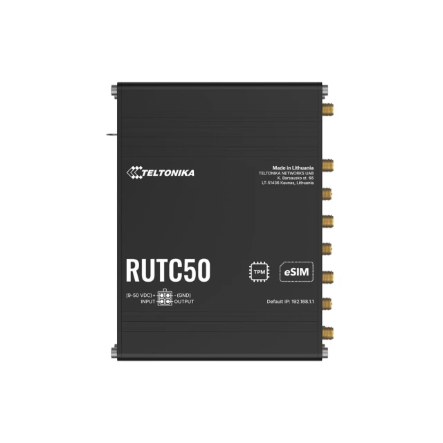 Маршрутизатор Teltonika RUTC5021 5G Wi-Fi 6 промисловий (4779051844081)