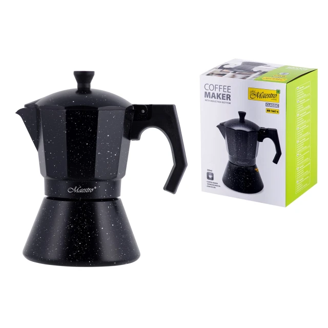 Гейзерна кавоварка Maestro MR-1667-6 6 чашок (4820096554777)