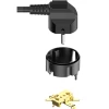 Зарядна станція ColorWay CW-CHE64B 6 розеток 4 USB 2 м Black (4823094917933)