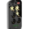 Зарядна станція ColorWay CW-CHE64B 6 розеток 4 USB 2 м Black (4823094917933)