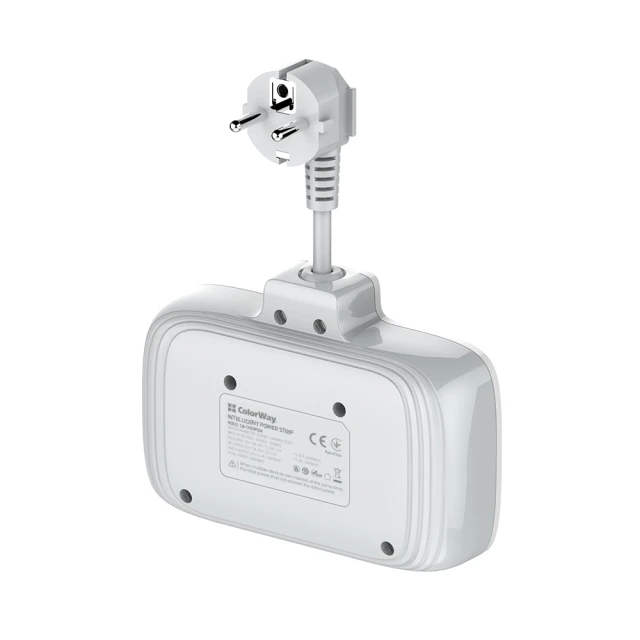 Мережевий зарядний пристрій ColorWay CW-CHE24PDW з портом USB White (4823108616425)