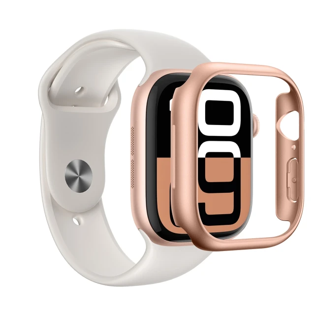 Чохол AmazingThing Minimal Case для Apple Watch 46 mm Pink Gold (4892878093668)