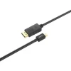 Кабель Unitek Mini DisplayPort-DisplayPort Y-C611BK 2 м (4894160033253)
