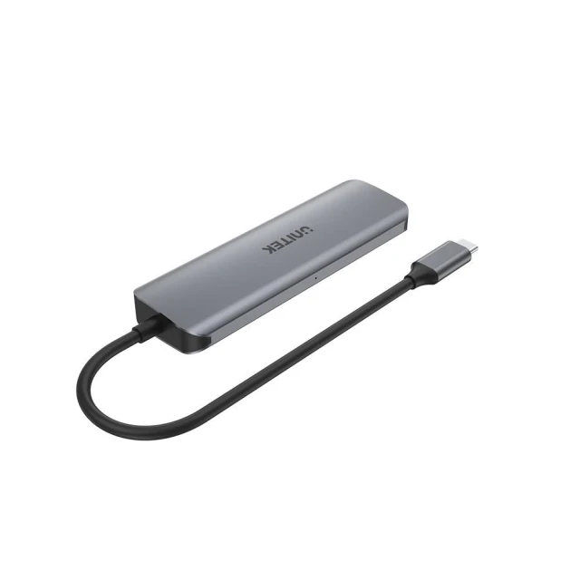 Хаб Unitek USB-C 4x USB 3.1 Gen 1 Micro USB (4894160042798)