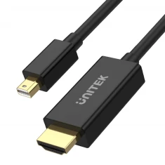 Кабель-адаптер Unitek Mini DisplayPort to HDMI 4K@30Hz 2 м (4894160046833)