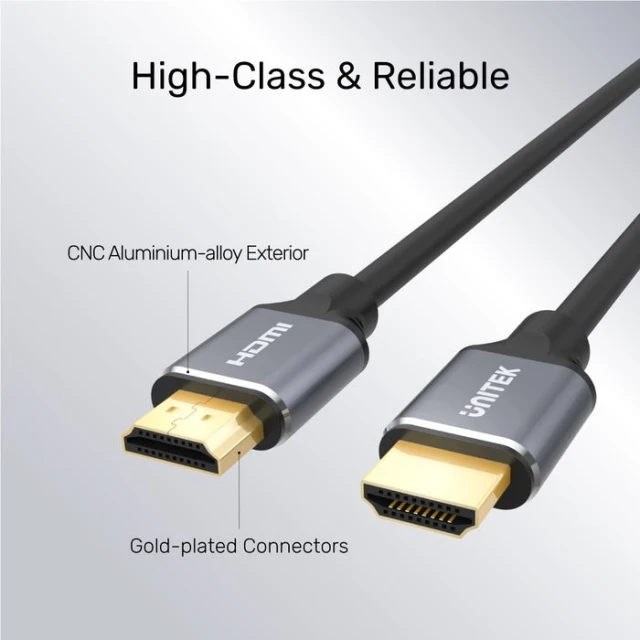 Кабель Unitek HDMI 2.1 C140W 8K 60 Гц 4K 120 Гц 5 м (4894160047540)