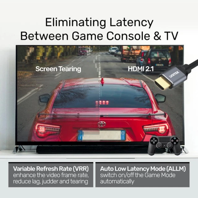 Кабель Unitek HDMI 2.1 C140W 8K 60 Гц 4K 120 Гц 5 м (4894160047540)