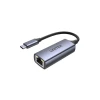 Адаптер Unitek USB-C на RJ45 1 Gbps PD 100 Вт (4894160047595)