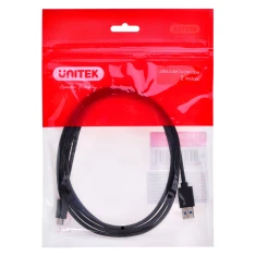 Кабель Unitek USB-A 3.1 – USB-C 2 м Black M/M (4894160047717)