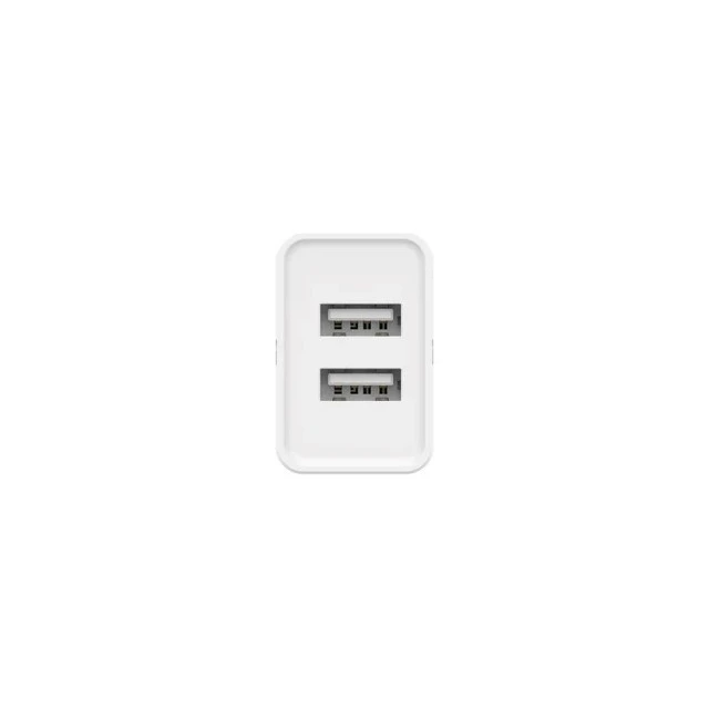 Мережевий зарядний пристрій Unitek P1113A-EU 2x USB-A 12 Вт White (4894160048608)