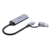 Карта відеозахоплення Unitek USB-C/A HDMI 1.4B 4K (4894160049315)