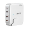 Зарядная станция Unitek GaN 70W 2x USB-A 2x USB-C White (4894160051028)
