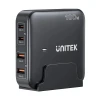 Зарядна станція Unitek P1229ABK01-EU GaN 100 Вт 2x USB-A 2x USB-C Black (4894160051066)