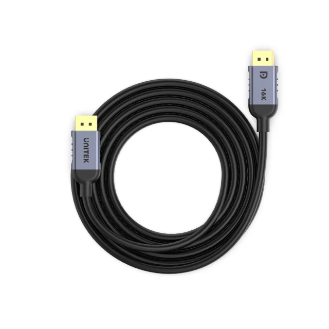 Кабель Unitek DisplayPort 2.1 8K 120Hz 1 м (4894160053077)