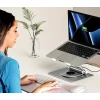 Підставка для ноутбука + Unitek Hub USB-C HDMI 1.4 4K PD 100 Вт (4894160053633)