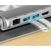 Підставка для ноутбука + Unitek Hub USB-C HDMI 1.4 4K PD 100 Вт (4894160053633)