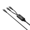Кабель Unitek USB-C 2 в 1 PD 100 Вт силіконовий 1,8 м (4894160057457)