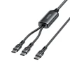 Кабель Unitek USB-C 2 в 1 PD 100 Вт силіконовий 1,8 м (4894160057457)