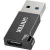 Адаптер Unitek USB-A to USB-C 10 Gbps M/F Black (4894160057624)