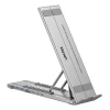 Підставка для ноутбука регульована з хабом Unitek USB-C/A HDMI 2.0 PD 100 W (4894160057938)
