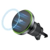 Бездротовий зарядний пристрій автомобільний Unitek MagSafe 38 Вт Qi2 (4894160057983)