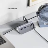 USB-хаб алюмінієвий Unitek USB-A/C 2x USB-A 2x USB-C 5 Gbps (4894160058546)
