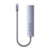 USB-хаб Unitek USB-C 7в1 PD 100 Вт HDMI 2.0 з кнопкою ON/OFF (4894160059444)