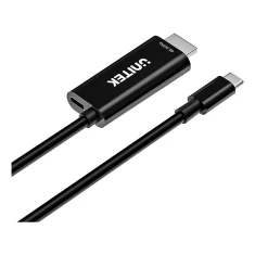 Кабель Unitek USB-C – HDMI 4K 60 Гц з портом PD 100 Вт M/M (4894160059901)