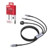 Кабель Unitek USB-C 3 в 1 USB-C + Lightning + Apple Watch PD 100 Вт 480 Мбит/с 1,2 м (4894160060105)