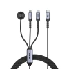 Кабель Unitek USB-C 3 в 1 USB-C + Lightning + Apple Watch PD 100 Вт 480 Мбит/с 1,2 м (4894160060105)