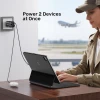 Мережевий зарядний пристрій Unitek GaN USB-C + USB-A 20 Вт Black (4894160060259)