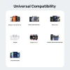 Мережевий зарядний пристрій Unitek GaN USB-C + USB-A 20 Вт Black (4894160060259)